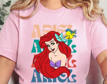 Disney Ariel Shirt, Disney Princess Ariel Tee, The Little Mermaid Shirt, Ariel Shirt,  Little Mermaid Shirt, Disney Character Shirt
