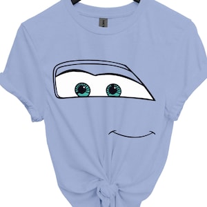 Disney Sally Cars Face Shirt, Sally Shirt, Cars Characters, Disney Cars Shirt, Cars Movie Shirt, Cars Cartoon Sally Carrera Tee, Pixar Car