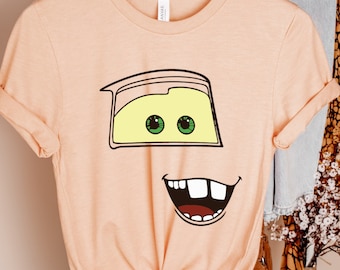 Tow Mater Cars Face Shirt, Cars Mater Shirt, Cars Mater Theme Party Tee, Cars Characters, Cars Movie Shirt, Disney Pixar Shirt,Cars Land Tee