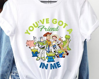 You've Got A Friend In Me Toy Story Shirt, Disney Toy Story Characters, Disney Friends, Disney World Toy Story, Movie Characters