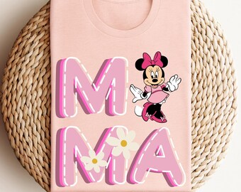 Disney Mama Minnie Mouse Shirt, Disneyland Mom Tee