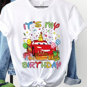 a t - shirt with the words it's my birthday on it