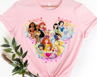 Disney Princess All Characters Shirt, Princess Love Shirt, Princess Bday Shirt, Princess Girl Shirt, Disney Girls Trip, Disney Princess Tee