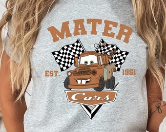 Disney Mater Est.1951 Shirt, Disney Cars Shirt, Cars Movie Shirt, Disney Pixar Shirt, Tow Mater Shirt, Cars Characters, Disneyland Trip Tee