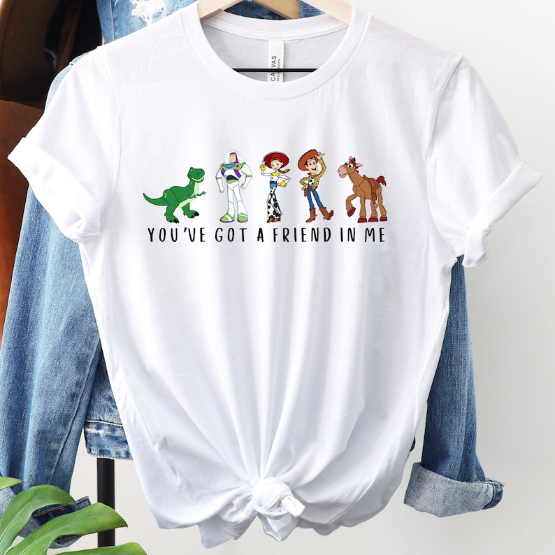 You've Got A Friend In Me Toy Story Shirt, Toy Story Characters Shirt, Toy Story Friends, Toy Story Group Tee, Disney Friends, Toy Story Tee