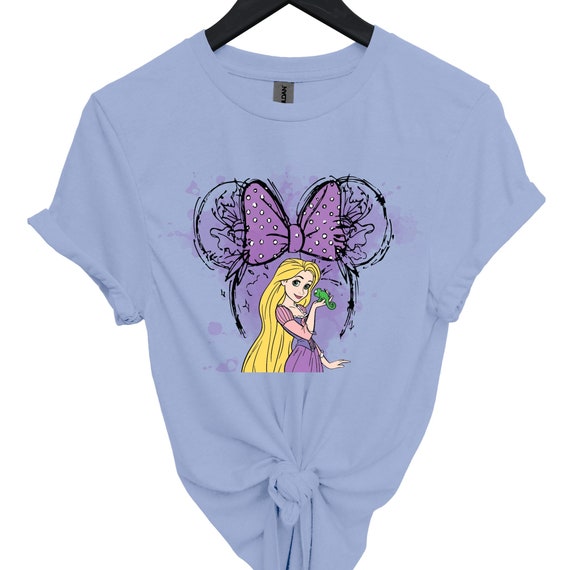 Rapunzel Disney Shirt, Disney Princess Shirt, Minnie Ears Tee, Disney Princess Shirt, Disney Girl Tee, Princess Trip Shirt, Watercolor Shirt