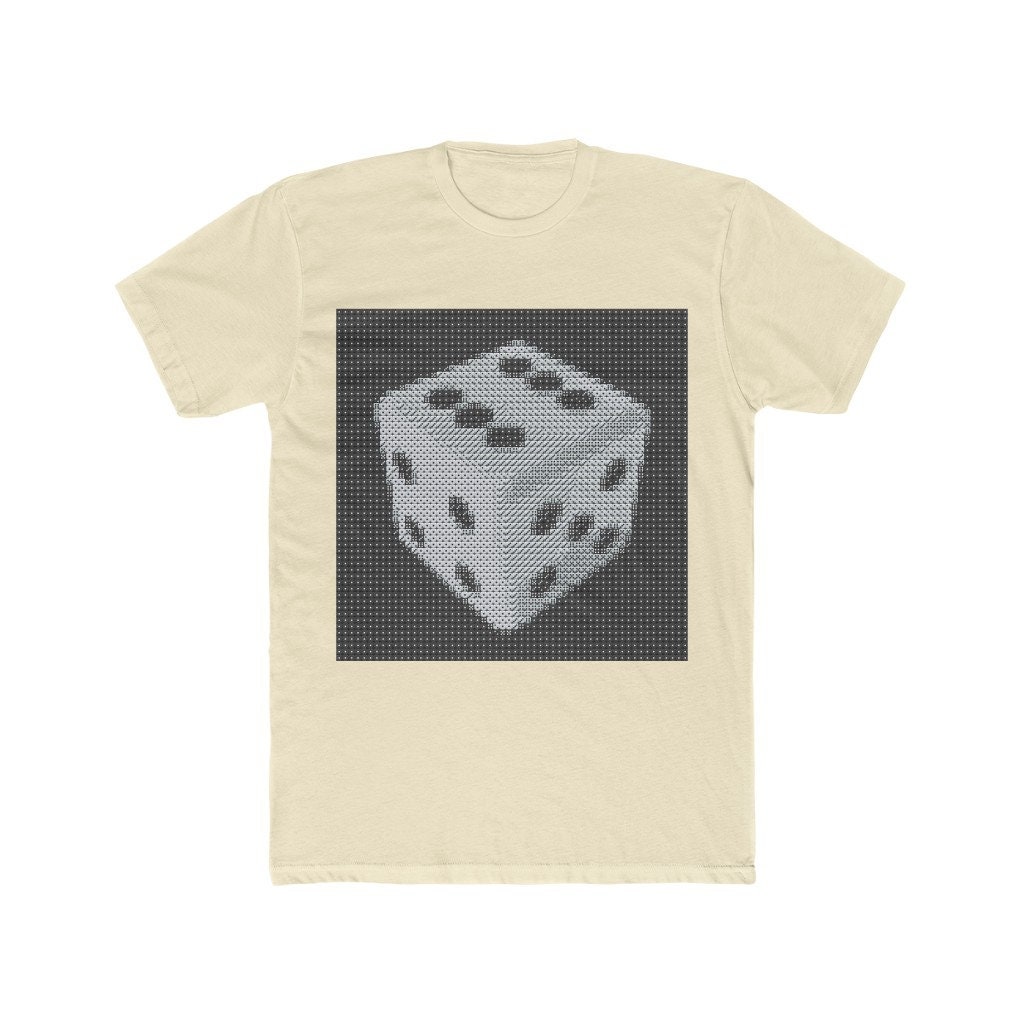 Dice made out of dice's T Shirt Men's Cotton Tee Etsy