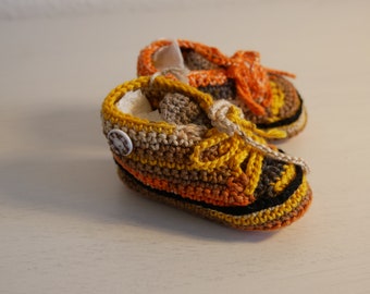 orange baby converse