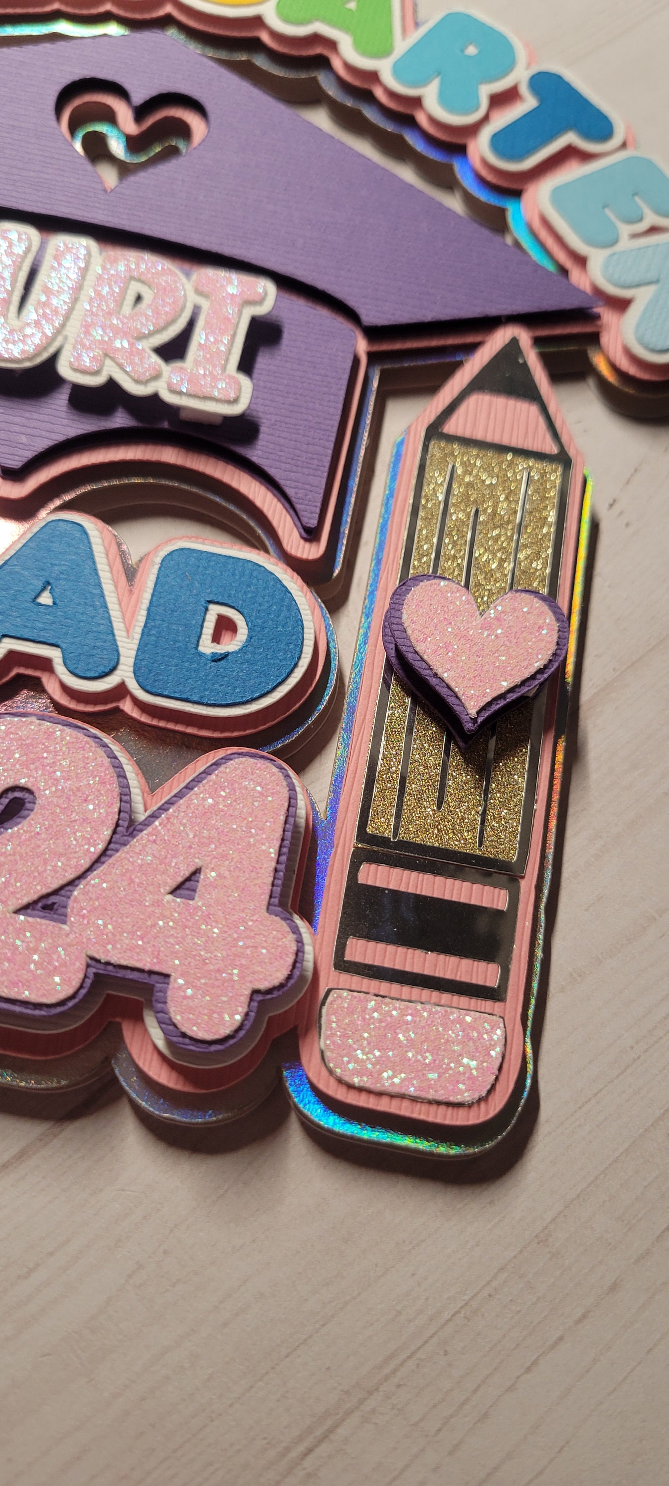 Kindergarten Graduation Cake Topper - Etsy