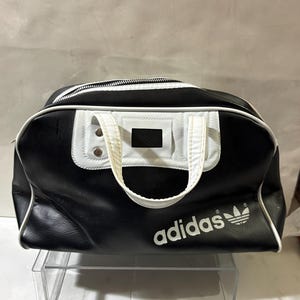 70s英国製】 レザーボストン トレフォイル 70s英国製】adidas レザー