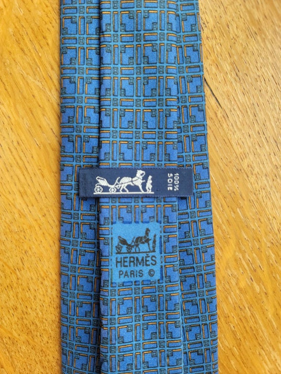 HERMÈS Magnificent Tie Vintage Silk 942 IA in Very Good | Etsy