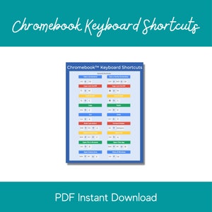 Puede incluir: Un gráfico azul y blanco con el título "Atajos de teclado de Chromebook" y una tabla que enumera los atajos de teclado para Chromebook. La tabla está dividida en dos columnas, "Tomar una captura de pantalla" y "Tomar una captura de pantalla parcial".