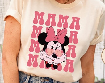 Mama Mouse Shirt, Mama Shirt, Minnie Mouse Shirt, Disney Trip Shirt, Mothers Day, Gift For Mom, Disney Minnie Mouse Shirt, Disney Women Tee