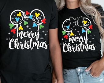 Disney Christmas Shirt, Family Disney Christmas Shirt, Merry Christmas Disney Shirt, Disney Matching Christmas Shirt, Minnie Christmas Shirt