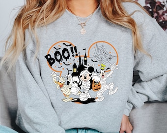 Mickey's Not So Scary Halloween Party 2026 Shirts, Halloween Mickey & Friends Sweatshirt, Disney Halloween Skeleton Shirt, Disney Halloween