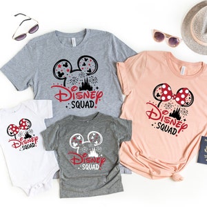 Disney Squad Shirt, Disney Family Shirt, Disney Family Vacation Shirt, Disney Trip, Family Shirt, Disney Trip Shirt, Disney Group Shirt
