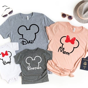 Family Mouse Shirt, Mom Dad Baby Shirt, , Disney Mom Shirt, Disneyland Tee, Disney Family Shirt,Magical World,Disney Adventure,Trend Apparel