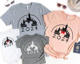 Disney Castle Family Shirt, Disney Vacation Shirt, Retro Castle 2023, Disney Mickey Minnie Shirt, Disneyland shirt, Magic Kingdom Shirts