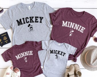 Disney Shirts, Mickey Shirt, Retro Disney Shirts, Disney Shirts Women, Disney Family Shirts, Minnie Mouse Shirt, Disneyworld Shirt, Disney