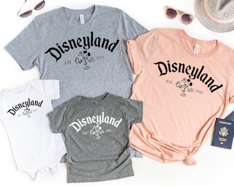 Disneyland Family Shirts, Family Disneyland Shirts, Disney Trip Shirt, Disneyland shirt, 2026 Disney Vacation Shirt, Disney Est Shirt