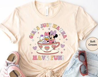 Disney Minnie Daisy Summer Shirt, Girls Just Wanna Have Fun Shirt, Disney Besties Tshirt, Disney Summer Shirt, Disneyworld Shirt,Disney Girl