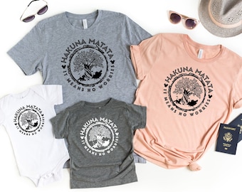 Animal Kingdom Hakuna Matata Tree Of Life Shirt, Disney Family Vacation Shirts, Disney Animal Kingdom Shirt, Animal Kingdom Tshirt