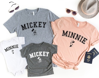 Mickey and Minnie Disney Family shirts, Disney Vacation shirts, Disney Family shirts, Disney Tee,Disneyland shirt, Disneyworld shirts