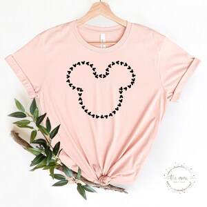 Camisa de Mickey Mouse, camisa de Mickey Heads, camiseta de Disneyland, camisa de Disneyworld, camisa de Disney para mujer, camisa de Minnie, camisa de Minnie Mouse, viaje a Disney imagen 2