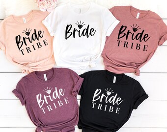 Bridesmaid Shirts, Bride Tribe Shirts, Bachelorette Team T-Shirts, Bridal Party Shirts, Bachelorette Party Shirt, Team Bride Tee, Hen Do Tee