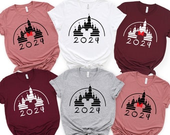 Disney Shirt, Disney Castle Family Shirt, Disney Vacation Shirt, Retro Castle 2023, Disney Mickey Minnie Shirt, Disneyland Shirt