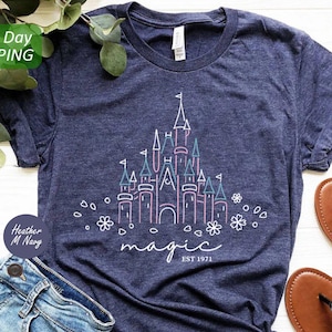 Magical Disney Castle Shirt, Disney Family Shirt, Disneyworld Shirt, Disney Shirts For Family, Disney Shirts, Disneyland Shirt, Disney Trip