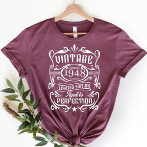 67th Birthday T-Shirt For Men – Vintage 1958 Original Parts Retro Design, Customizable Gift - View #2