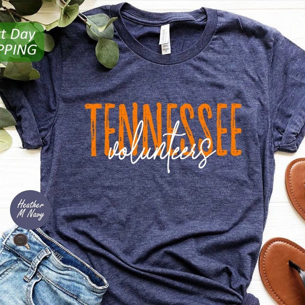 Tennessee Volunteers Shirt, Tennessee Shirt, Tennessee Vols Football Shirt, Tennessee Home, Tennessee State Map Shirt, Tennessee Travel Gift