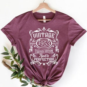 70th Birthday Gift Shirt, Turning 70 Gift, 70th Birthday Gift For Dad, 1953 Retro Birthday Shirt, Vintage 1953 Shirt, Gift for 70th Birthday
