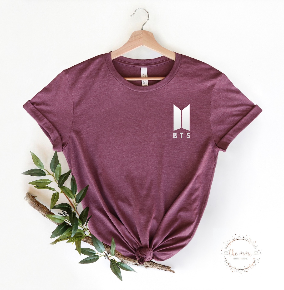 BTS Shirt BTS Logo Shirt BTS Group Shirt Bts Love Bts - Etsy