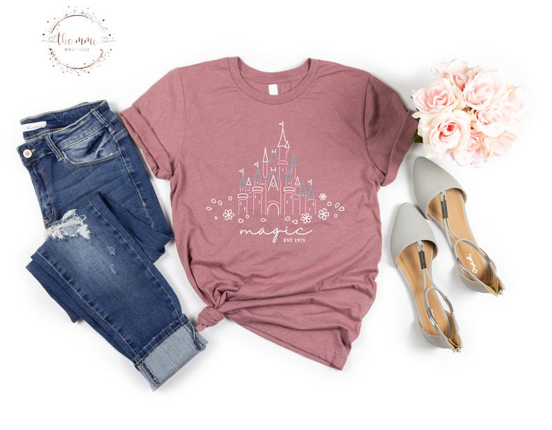 Magical Disney Castle Shirt, Disney Family Shirt, Disneyworld Shirt, Disney Shirts For Family, Disney Shirts, Disneyland Shirt, Disney Trip image 3