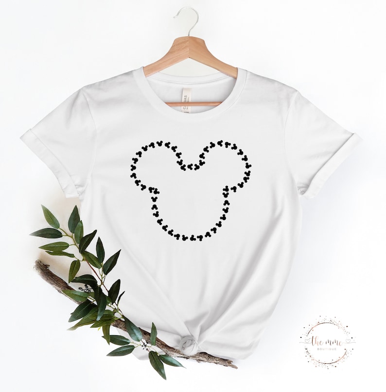 Camisa de Mickey Mouse, camisa de Mickey Heads, camiseta de Disneyland, camisa de Disneyworld, camisa de Disney para mujer, camisa de Minnie, camisa de Minnie Mouse, viaje a Disney imagen 4