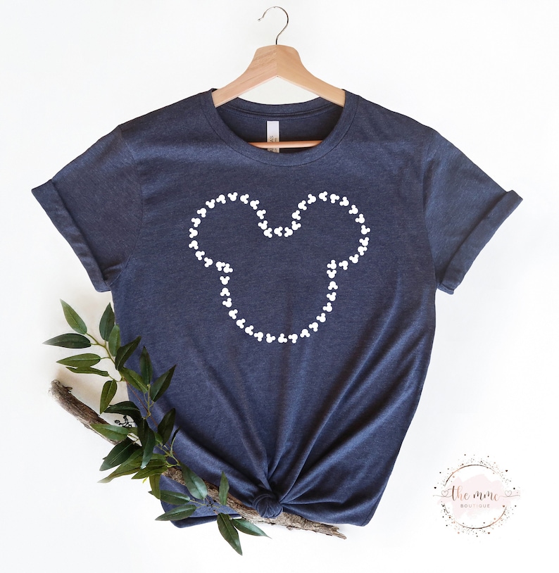Camisa de Mickey Mouse, camisa de Mickey Heads, camiseta de Disneyland, camisa de Disneyworld, camisa de Disney para mujer, camisa de Minnie, camisa de Minnie Mouse, viaje a Disney imagen 1