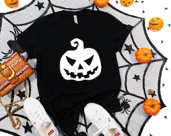 Halloween Pumpkin Witch shirt, Halloween Shirts, Halloween Party, Halloween shirt, Halloween Pumpkin shirt Halloween Women Tee