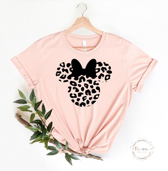 Leopard minnie cheap mouse shirt