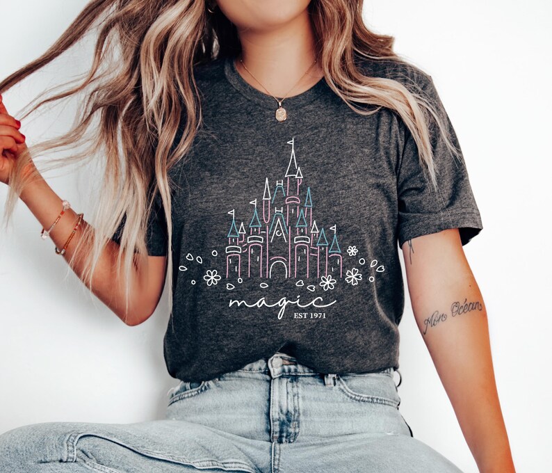 Magical Disney Castle Shirt, Disney Family Shirt, Disneyworld Shirt, Disney Shirts For Family, Disney Shirts, Disneyland Shirt, Disney Trip image 4