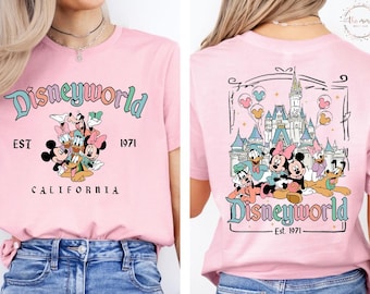 Disneyworld Est 1971 Shirt, Magic Kingdom Castle Shirt, Disneyworld Sweater, Disney Family Shirt, Mickey And Friends Shirts, WDW Shirt