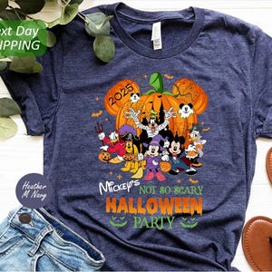 Mickey&#39;s Not So Scary Halloween Party Shirts, Disney Halloween Shirts, Mickey and Minnie Halloween Family Shirts, Halloween Shirt