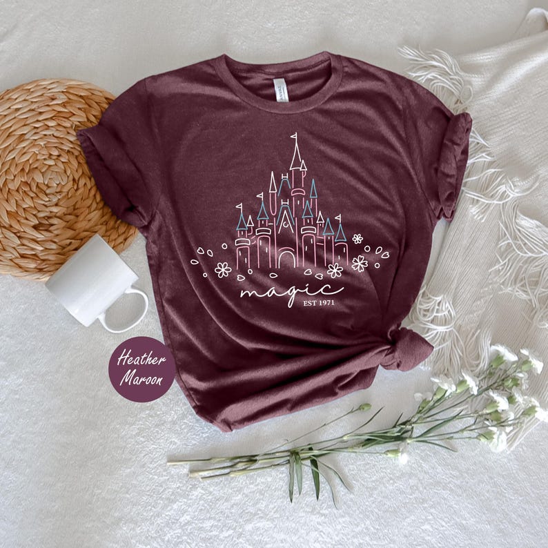Magical Disney Castle Shirt, Disney Family Shirt, Disneyworld Shirt, Disney Shirts For Family, Disney Shirts, Disneyland Shirt, Disney Trip image 5