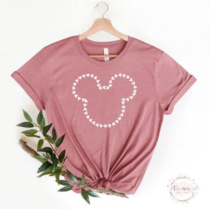 Camisa de Mickey Mouse, camisa de Mickey Heads, camiseta de Disneyland, camisa de Disneyworld, camisa de Disney para mujer, camisa de Minnie, camisa de Minnie Mouse, viaje a Disney imagen 3