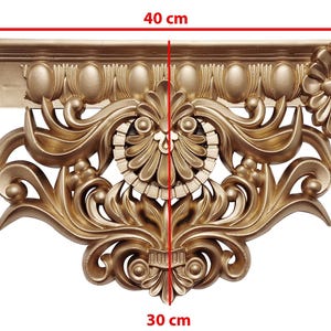 Window Pelmet 3D gold door- wall- mirror and windows decoration* Price is for one piece *