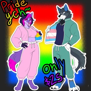 Custom base commission! Walk your tall bf/gf!