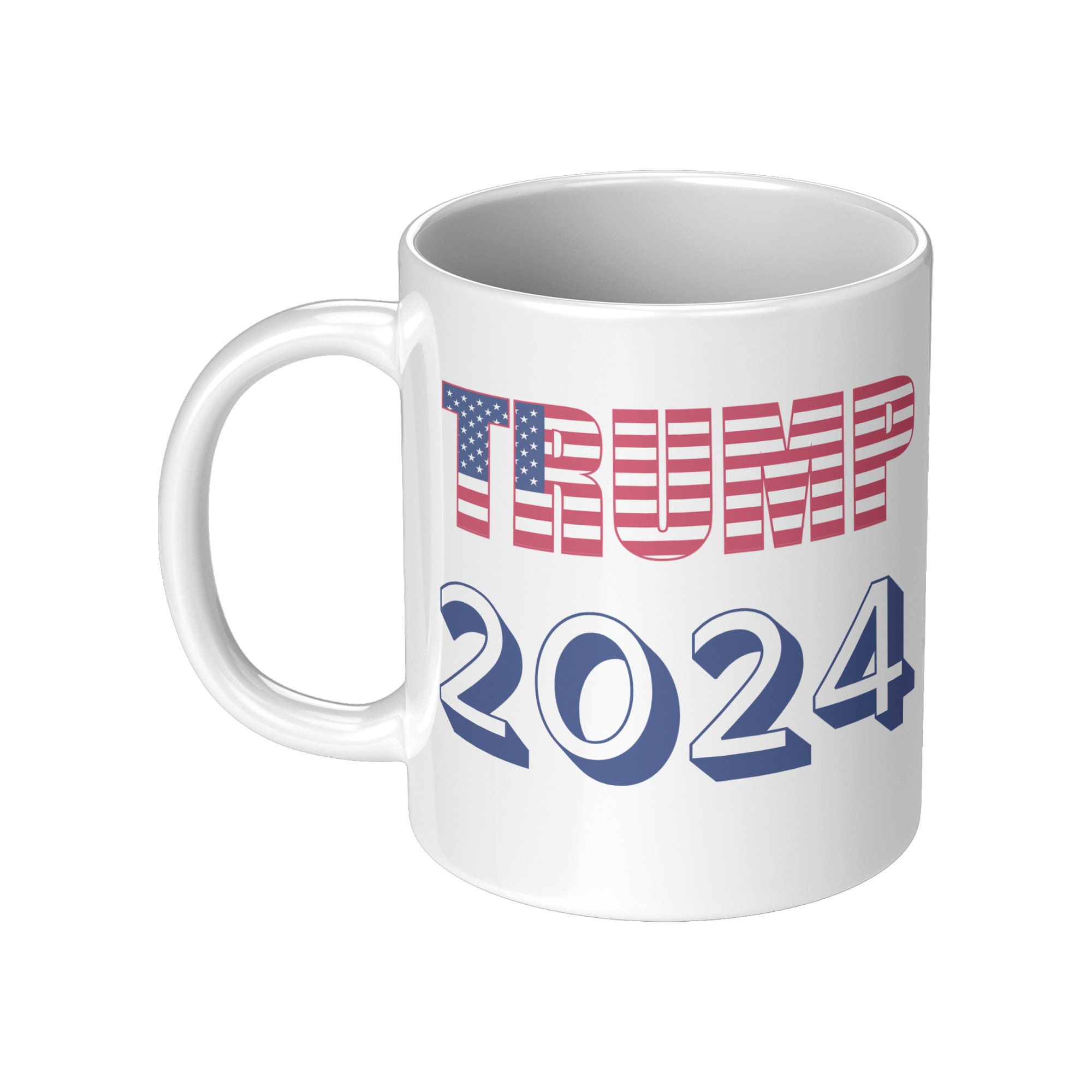 Trump Vance 2024 Coffee Mug – 11oz Or 15oz, Black Ceramic, Dishwasher Safe, Made In USA, MAGA