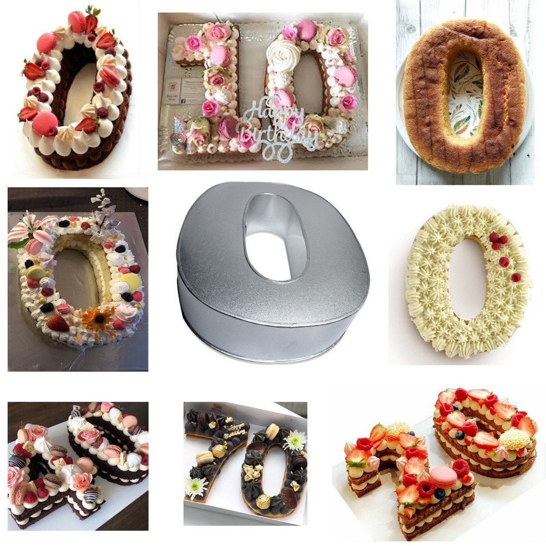 Number Cake Pans 09 Number Cake Molds Sets for Baking Wedding Etsy
