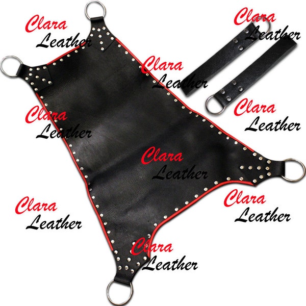 Real Leather Sex Swing Heavy Bondage Hanging Swing Sling BDSM  for Adult Play Fun | Four Points for Suspend able